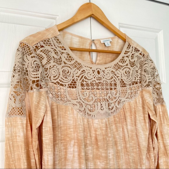 Sundance Bohemian Crocheted Tie Dyed Top - Picture 8 of 8